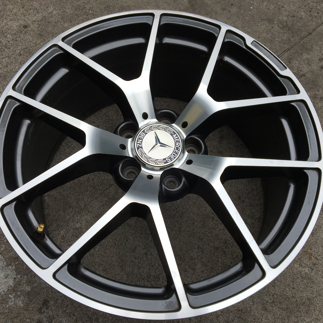 Pre Owned 18 Replica Amg Mercedes Sports Rim Car Accessories Tyres Rims On Carousell