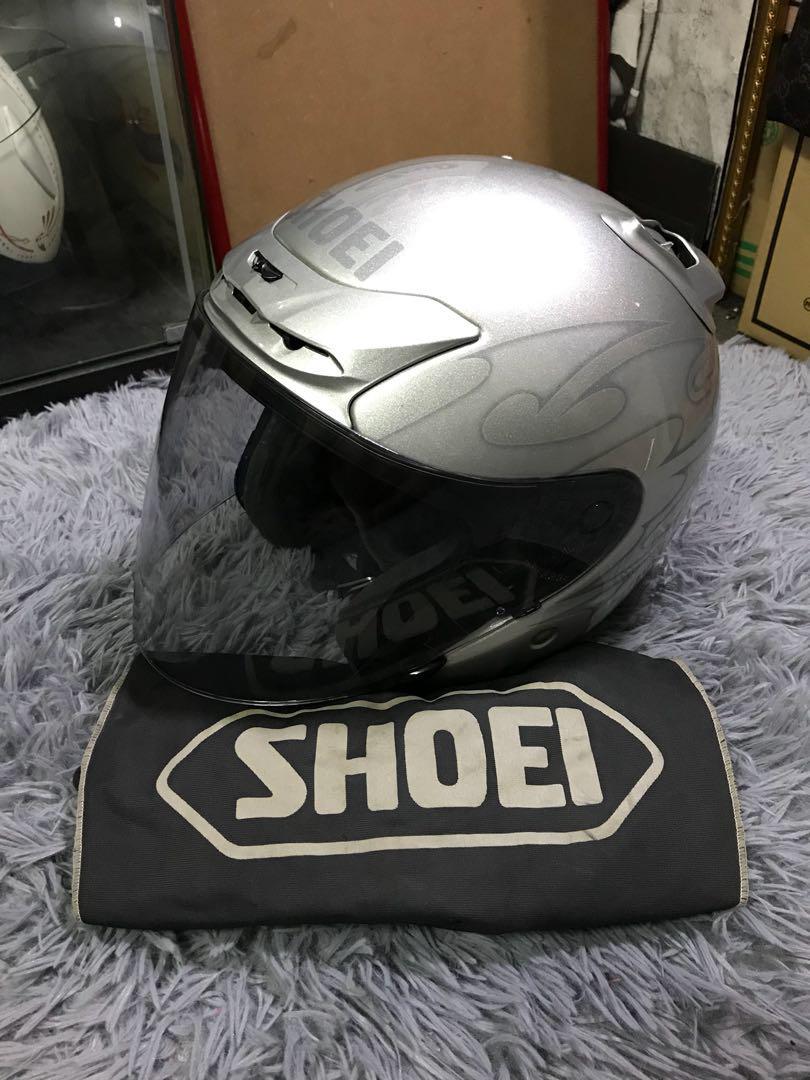 Shoei J Force 2 Jack Silver Original, Auto Accessories on Carousell