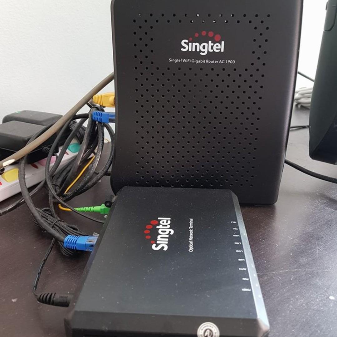 Singtel Fiber Broadband Bundle 1GBPS, Everything Else on Carousell