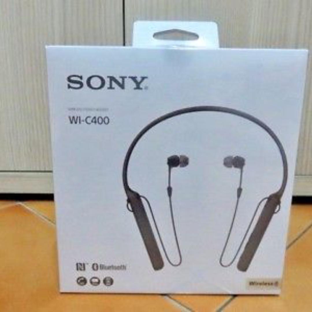 Sony Wi C400 Wireless Stereo Headset Brand New Authen Tic Electronics Audio On Carousell