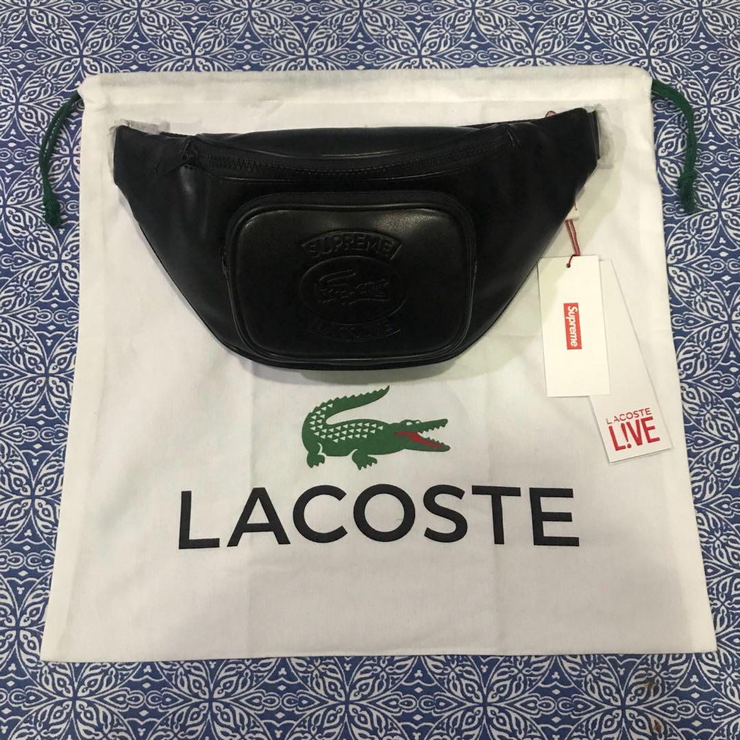 Supreme x hotsell lacoste waist bag