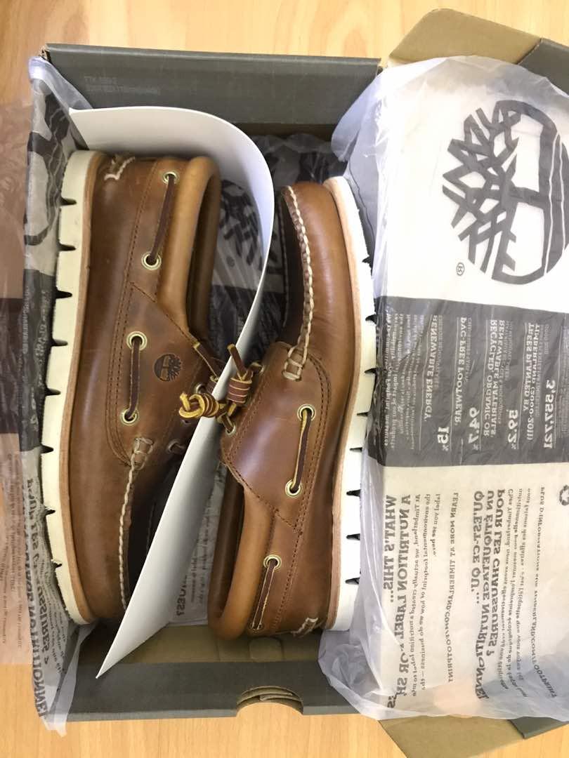 Timberland mens chilmark 3 eye handsewn boat shoes sahara hot sale