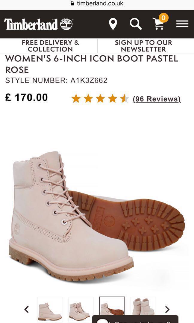 Timberland cheap rose pastel