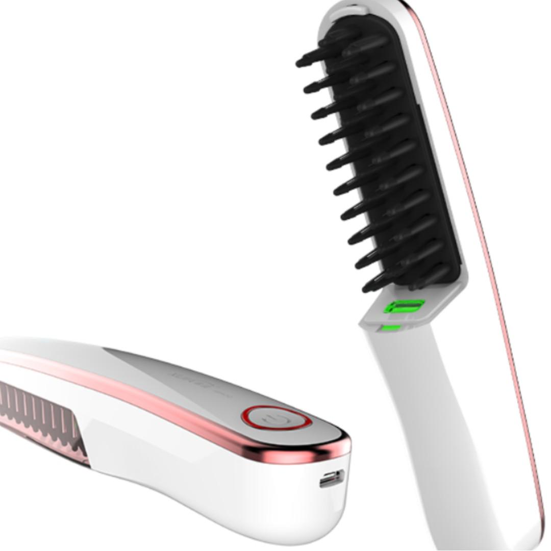 rechargeable hair straightener brush
