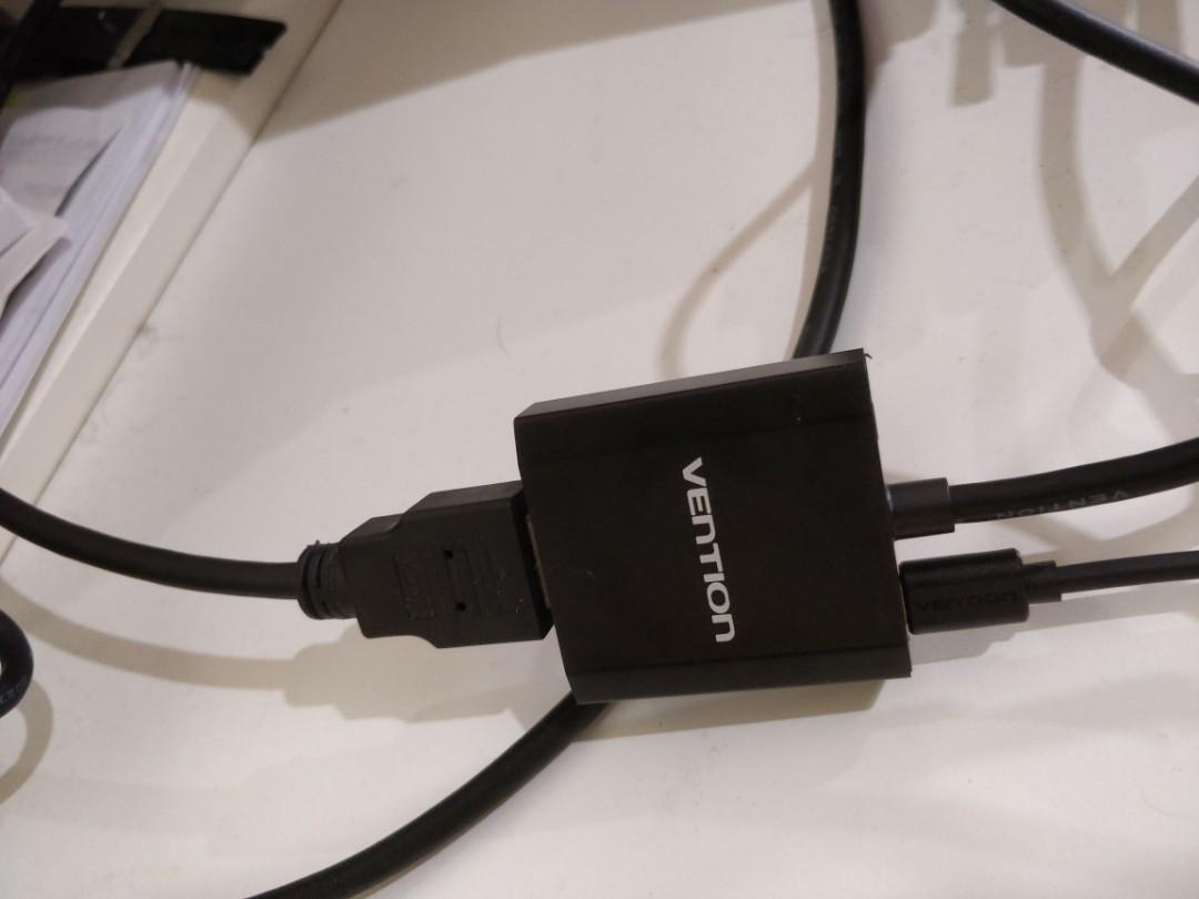 Vention VGA to HDMI adapter, Computers & Tech, Parts & Accessories ...