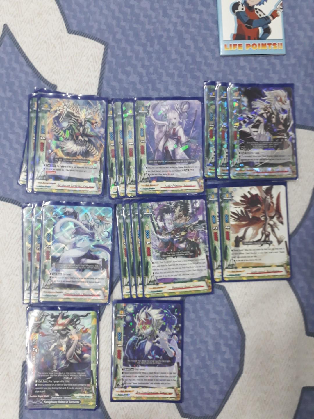 Wts buddyfight skull warrior deck, Hobbies & Toys, Toys & Games on