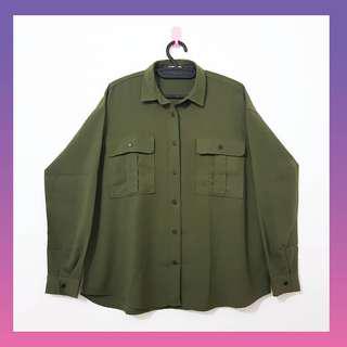 Kemeja Hijau Green Army