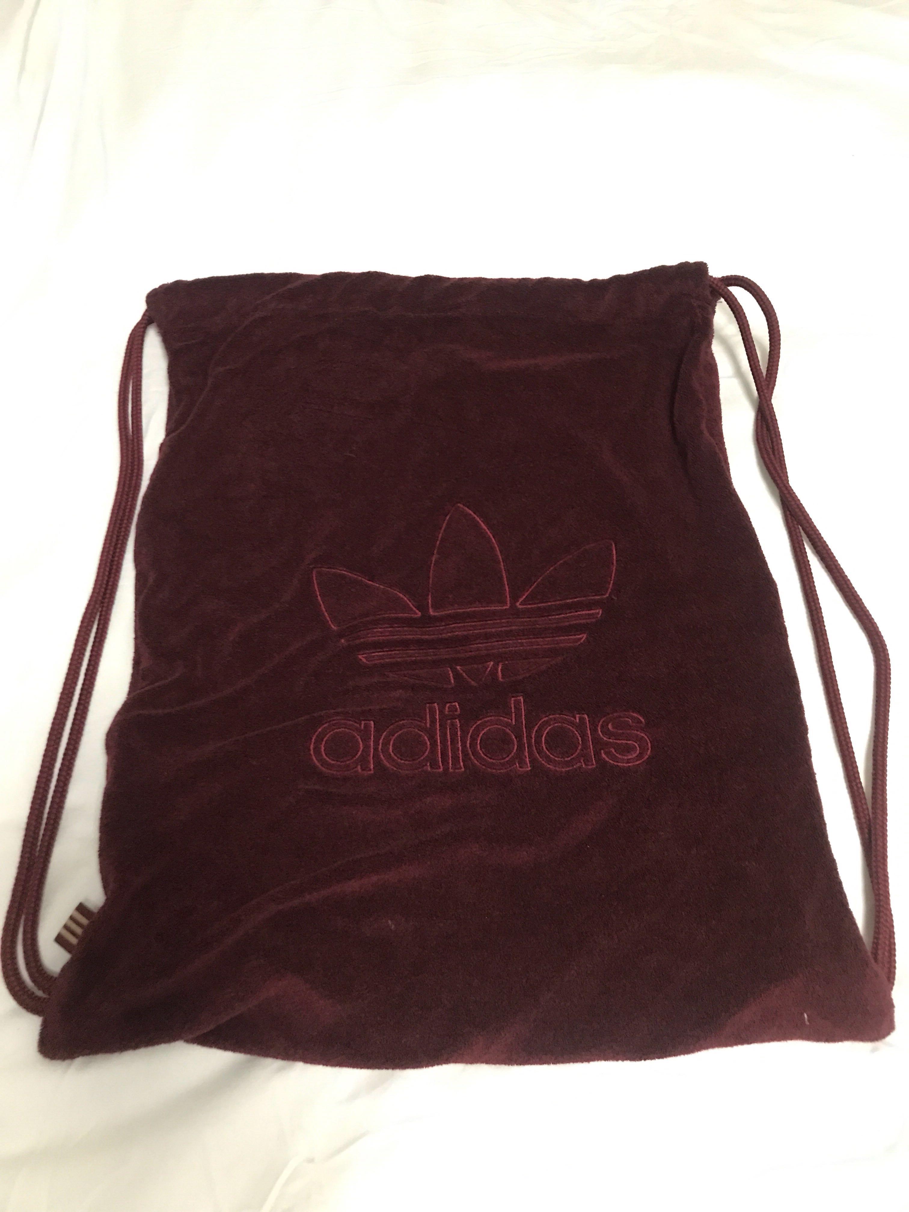 adidas drawstring bag brown