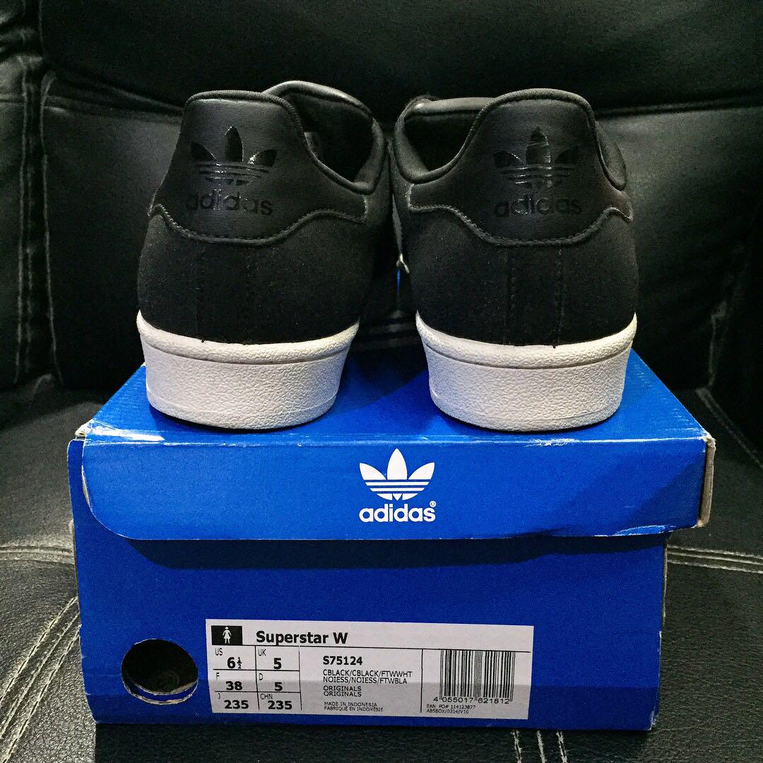 Adidas superstar glitter noir discount