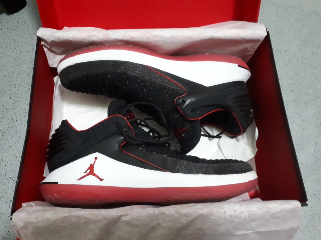 Air Jordan 32 Bred Low Cut Men s Fashion Footwear Sneakers on