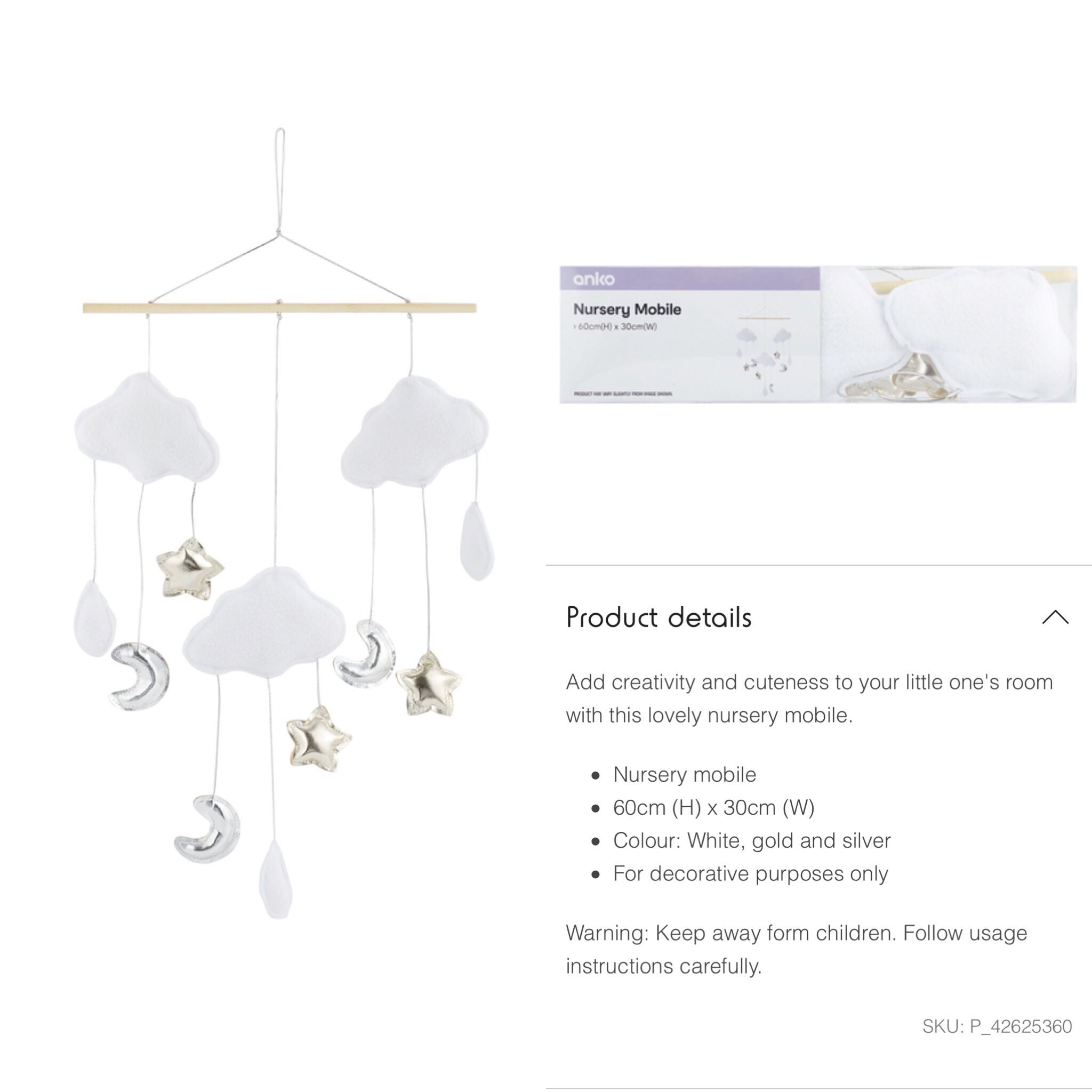 Australia Baby Nursery Mobile Styling Home Deco Room Bed Australia Baby Nursery Mobile Styling Home Deco Room Bed Crib Mummy Kids Cute Cloud Star Moon Sky Birthday Party Event Furniture