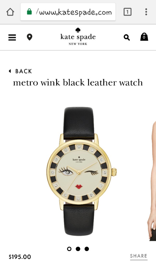 Kate spade wink sale watch