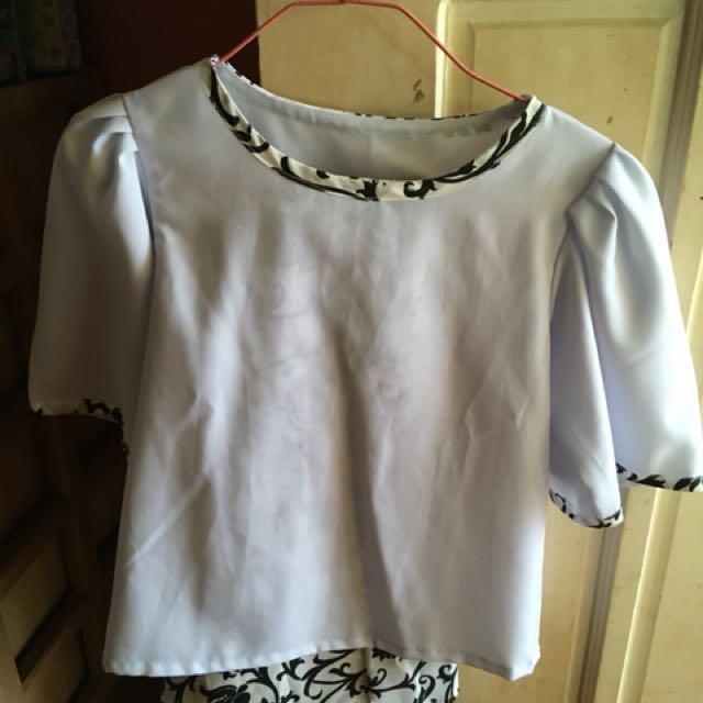 black and white filipiniana