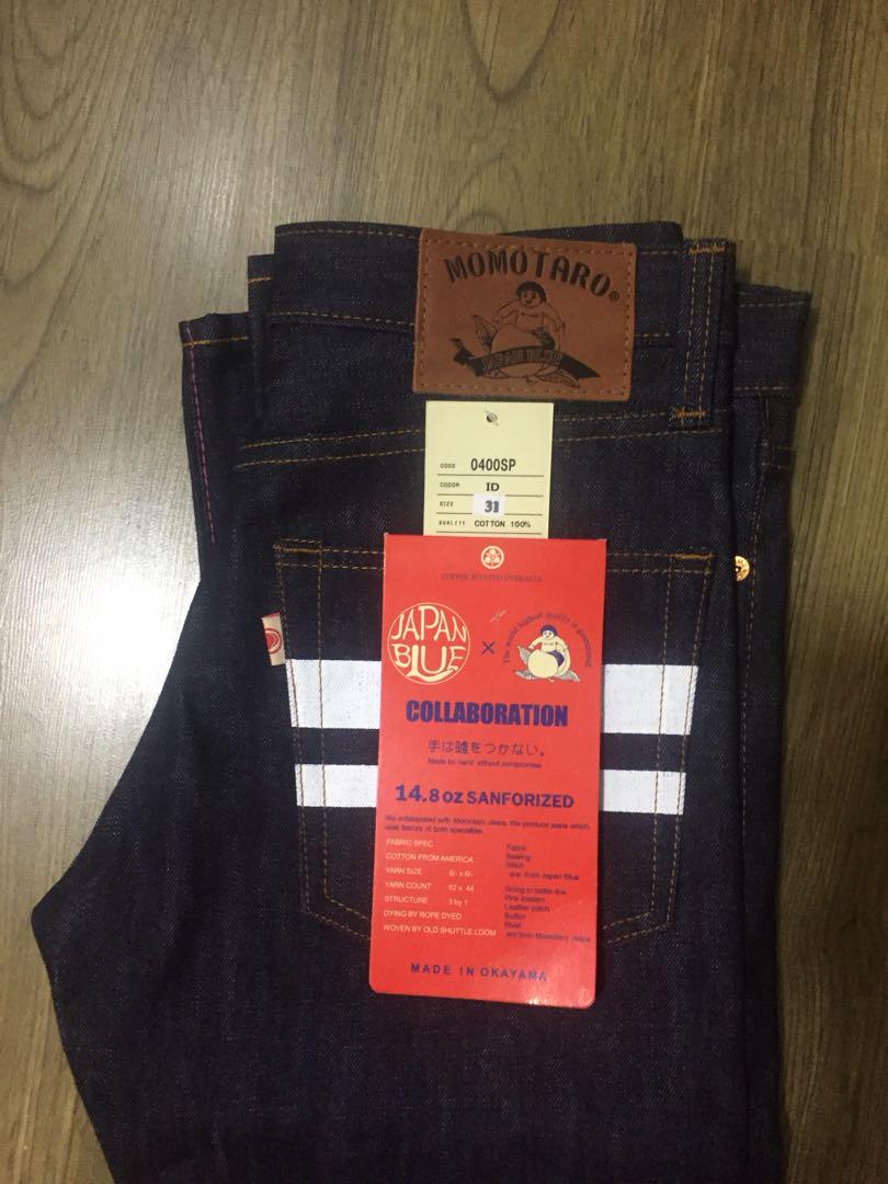 Bn Momotaro Japan Blue Jeans Size 31 Men S Fashion Clothes Bottoms On Carousell