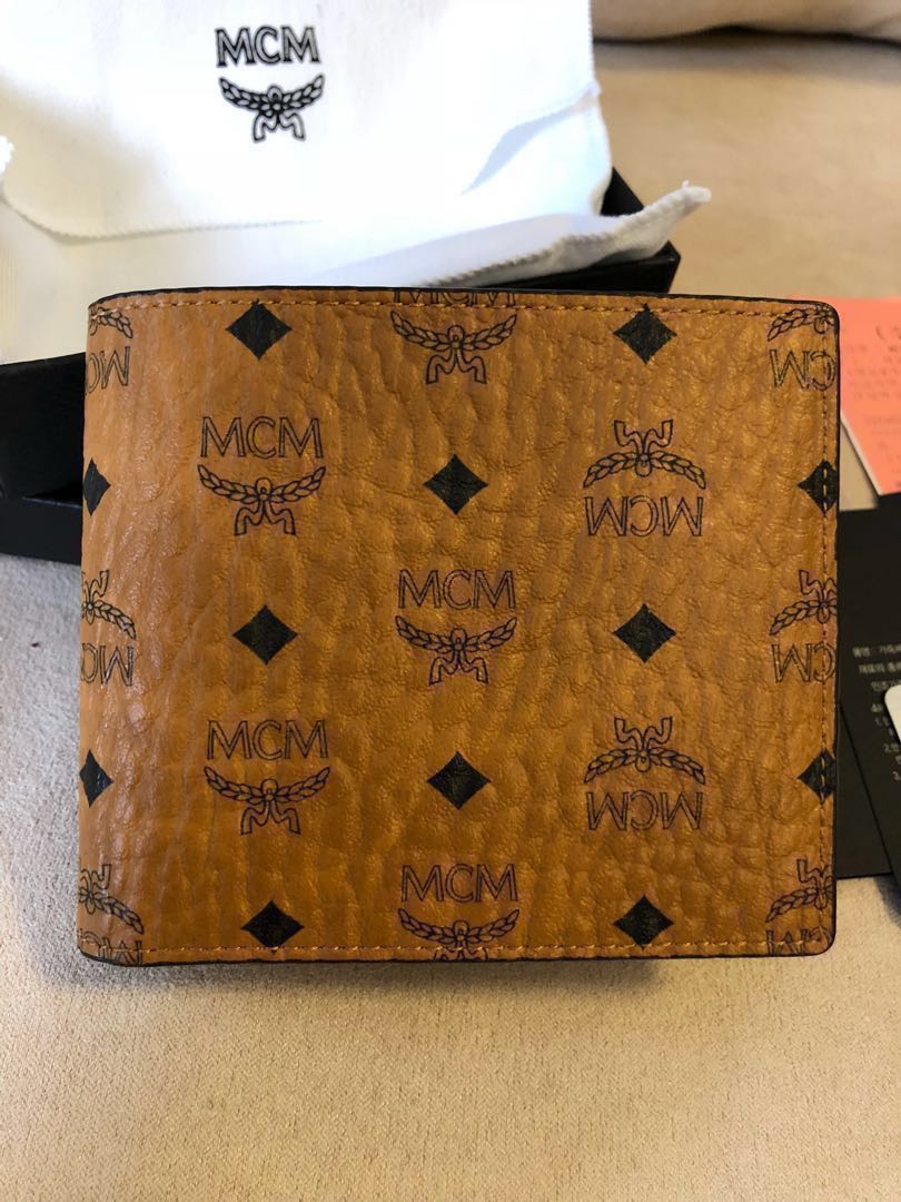 Brand New Authentic Men s MCM Wallet With Coin Compartment Men s