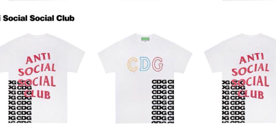 cdg x assc tee