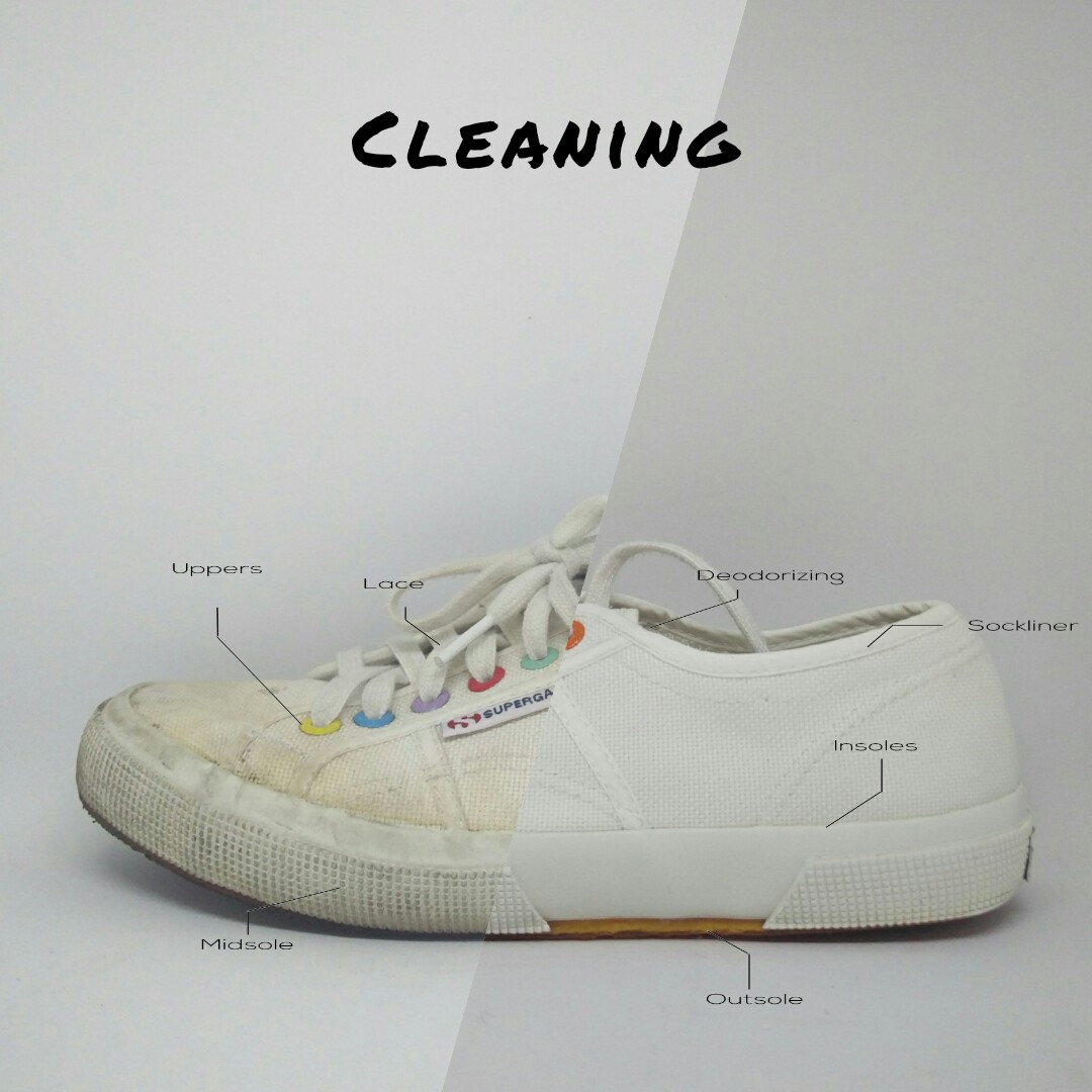 cleaning superga shoes
