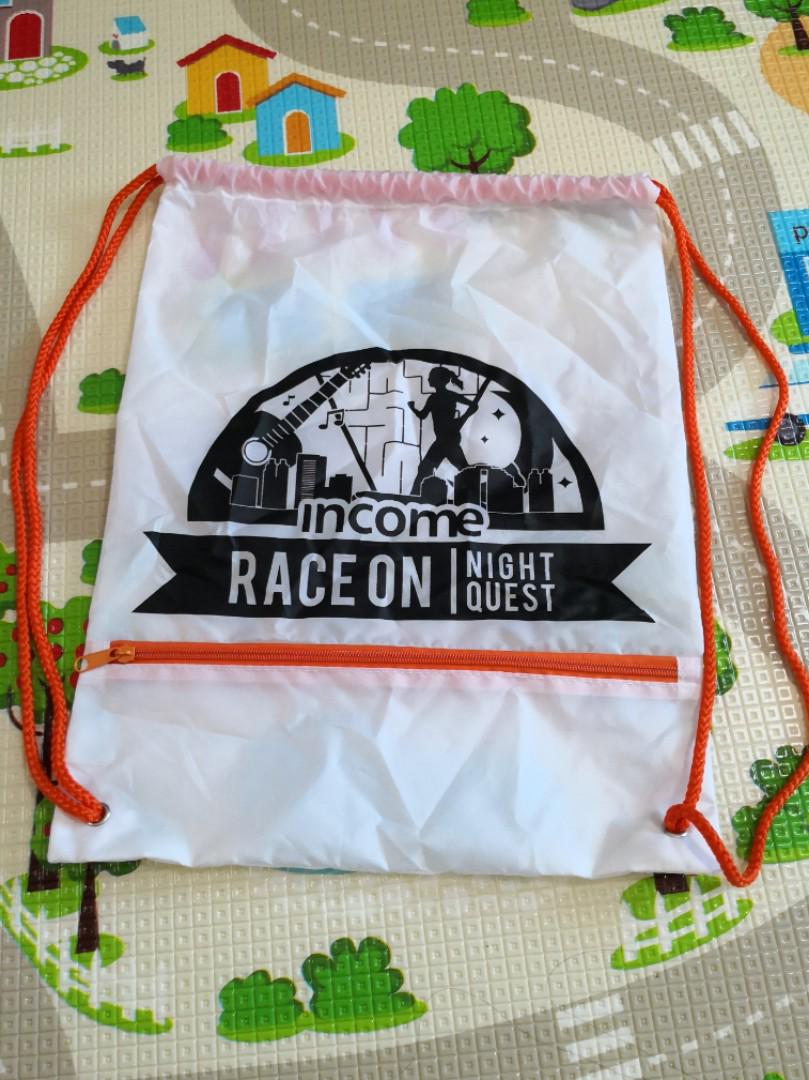 Drawstring Bag (Category: Everything Else) located in Singapore. Submitted by jnicet (Listing ID 178991408, Image 1). Description: Size: 35cm x 45cm Material: Polyester Small compartment outside the bag. Meet at 988b buangkok green.