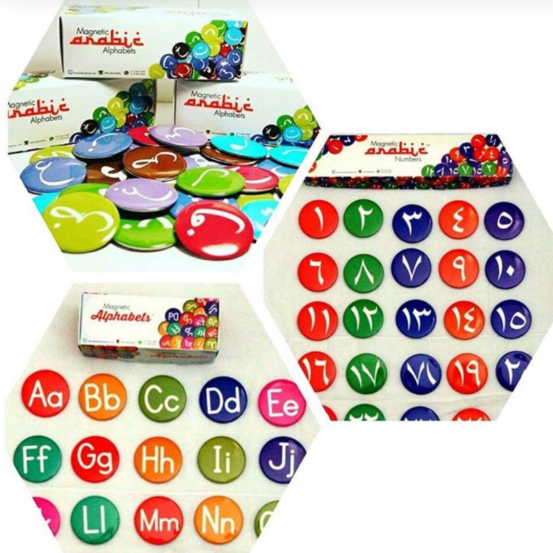 Educational Fridge Magnet Arabic Alphabets Arabic Numbers Alphabets Hobbies Toys Toys Games On Carousell