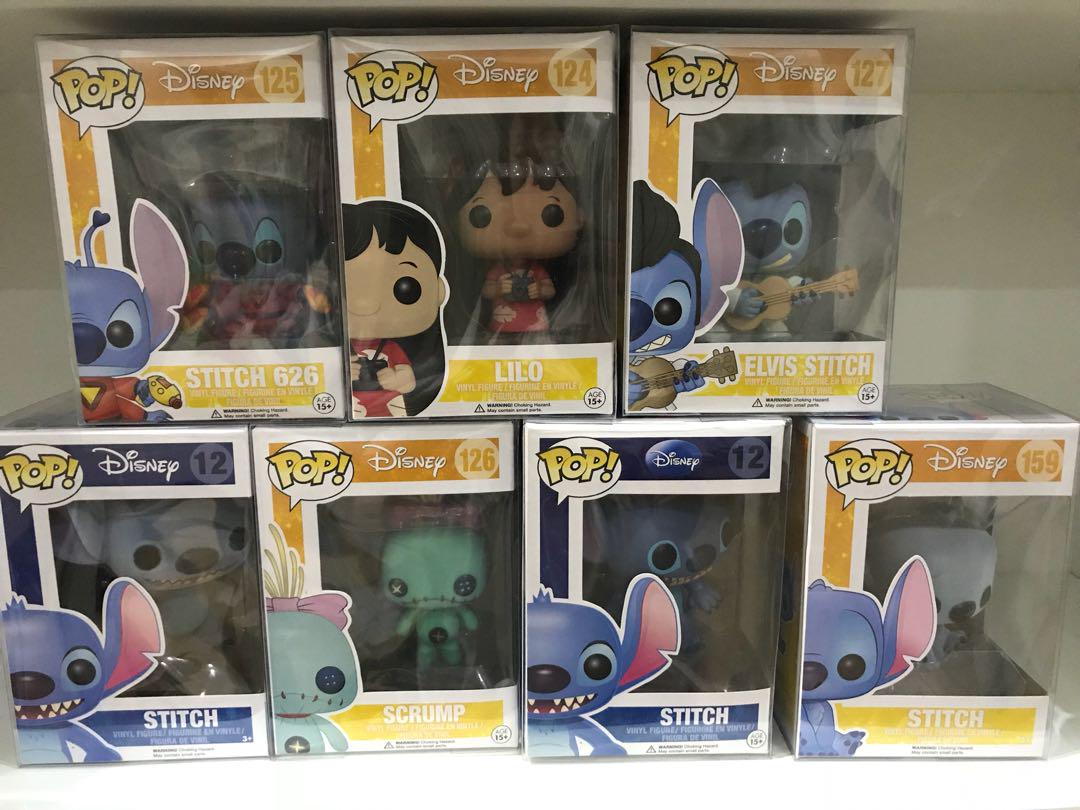 lilo and stitch funko pop set