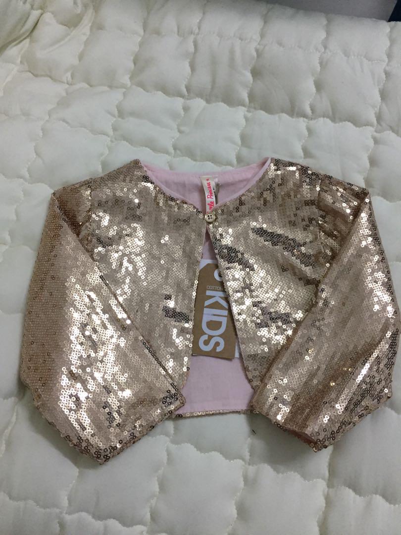 Gold bolero kids clearance