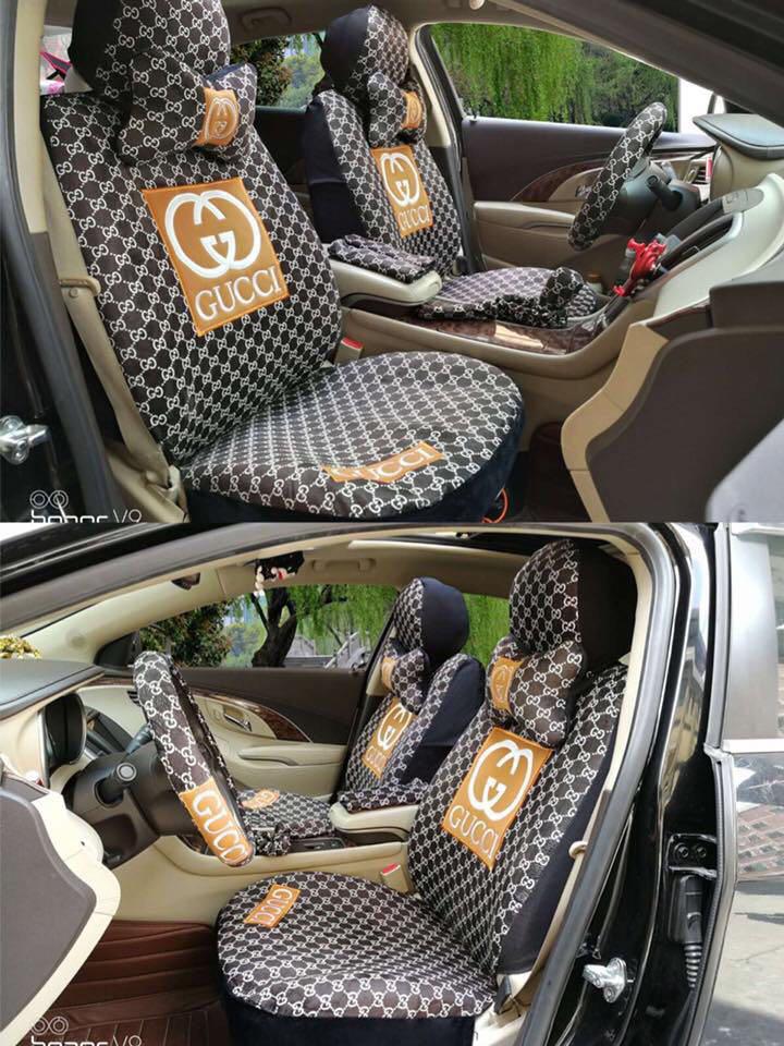 Gucci Car seat cover, Car Parts & Accessories on Carousell