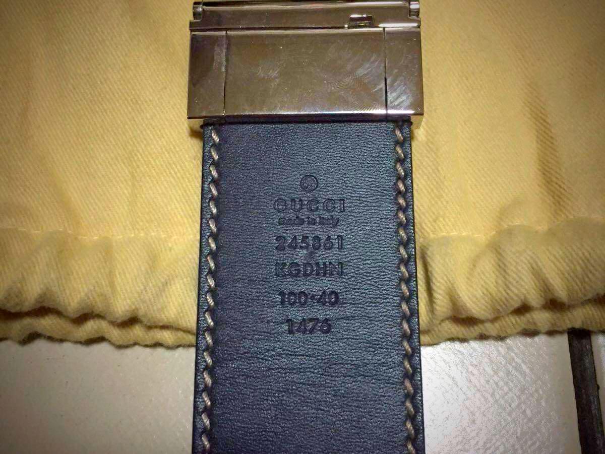 gucci belt barcode