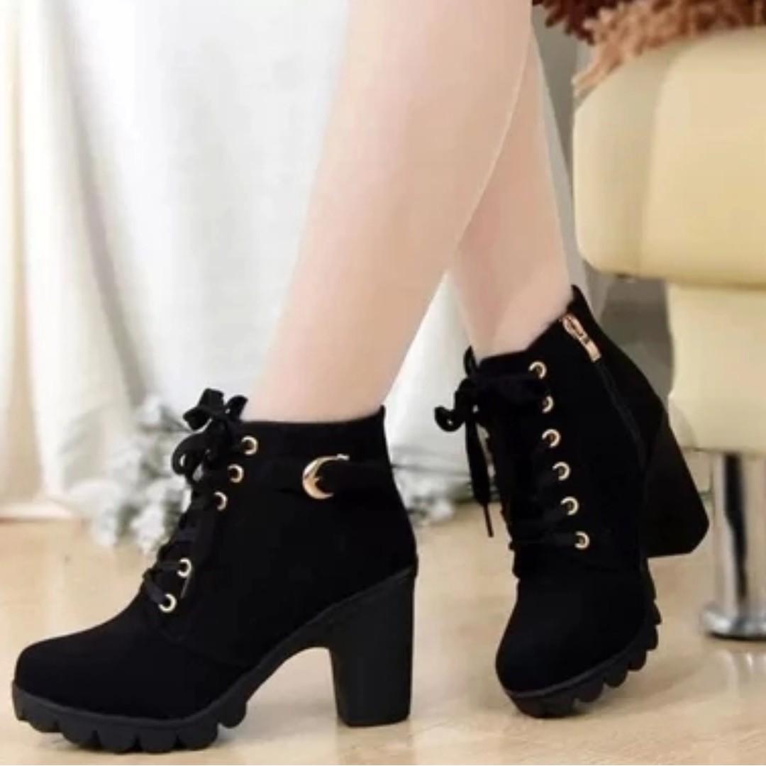 boots on heels