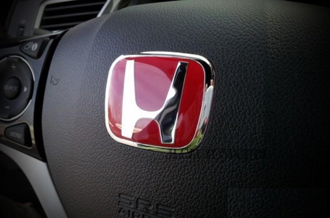 HONDA TYPE-R Steering Logo Emblem, Auto Accessories on Carousell