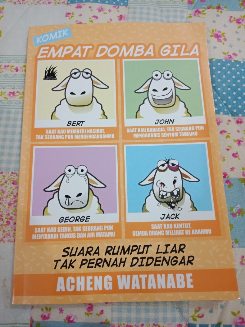 Komik Empat Domba Gila Books Stationery Comics Manga On