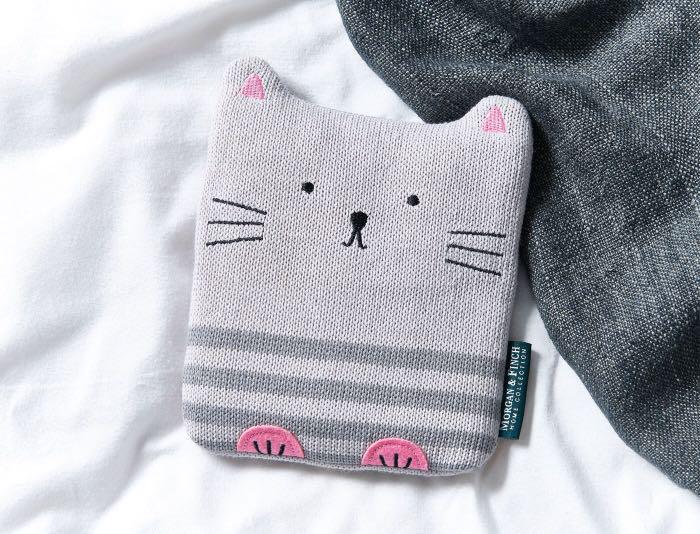 Morgan Finch Grey Cat Heat Pack