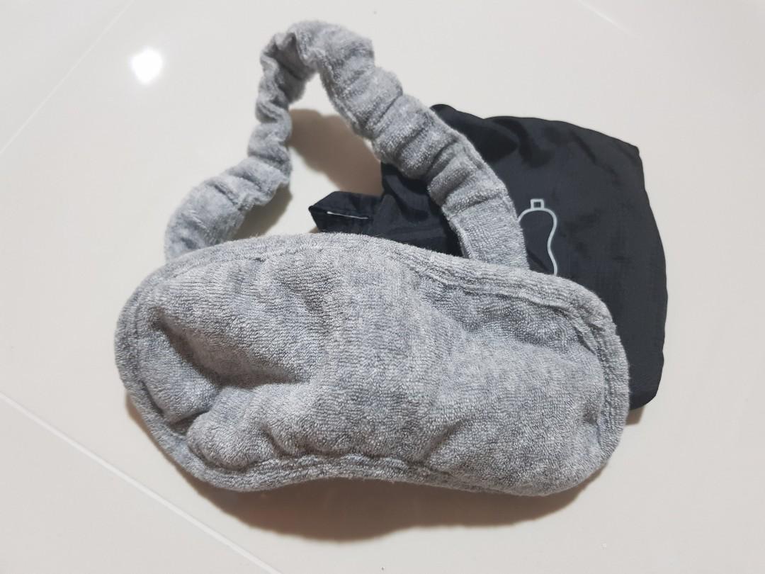 MUJI Travel Eye Mask/Cover, Hobbies & Toys, Travel, Travel Essentials & Accessories on Carousell