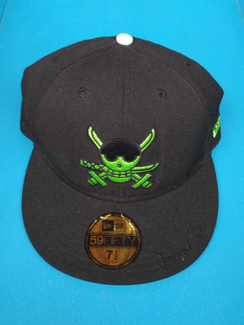 One Piece Roronoa Zoro X New Era 59fifty Fitted Baseball Cap Men S Fashion Accessories On Carousell