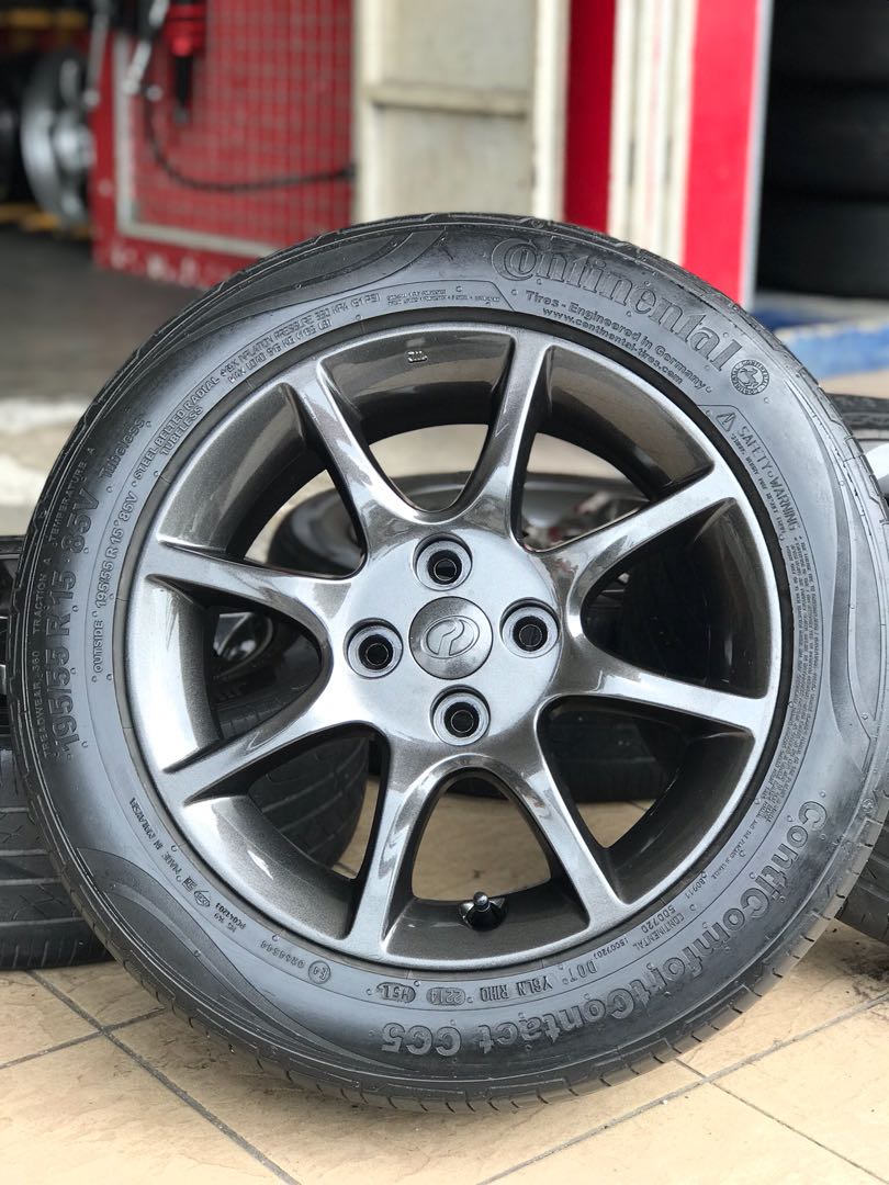 Original Alza Advance 15 Inch Sports Rim Bezza Tyre 70 Auto Accessories On Carousell