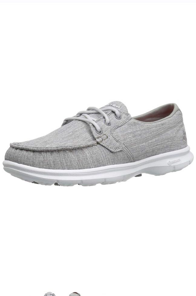 skechers white boat shoes