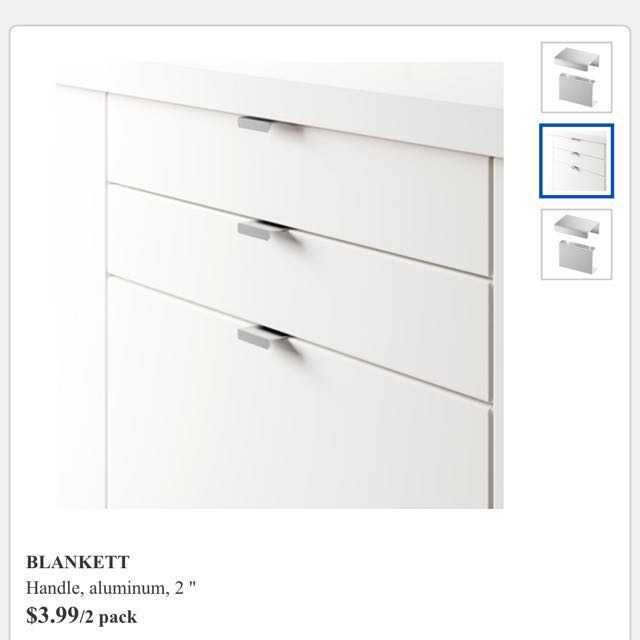 Stylist Ikea Blankett Kitchen Cabinet Handles Furniture Others