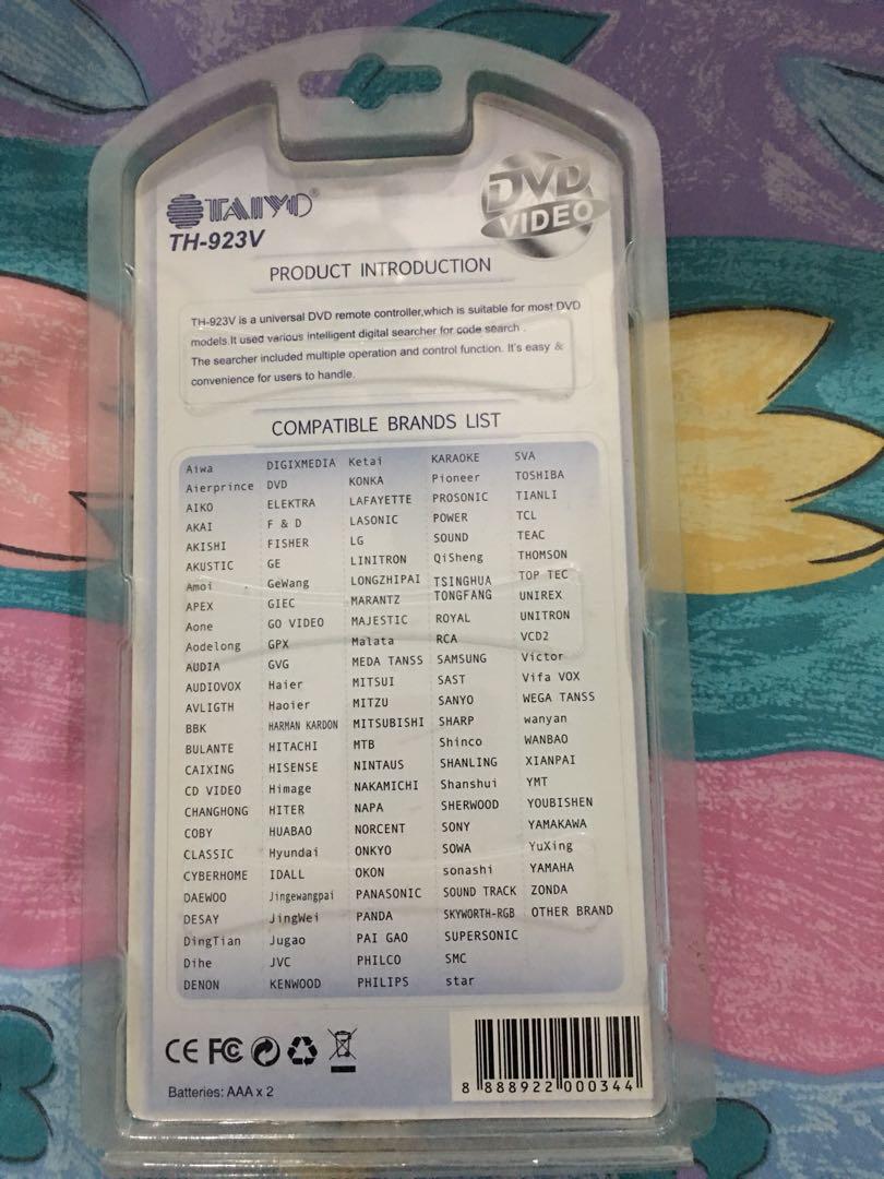 Universal control (Category: TV Parts & Accessories) located in Singapore. Submitted by shermiamul (Listing ID 178994526, Image 2). Description: Used only once .