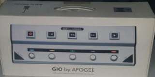Apogee Gio 1 Ch. Guitar Interface And Controller For Mac