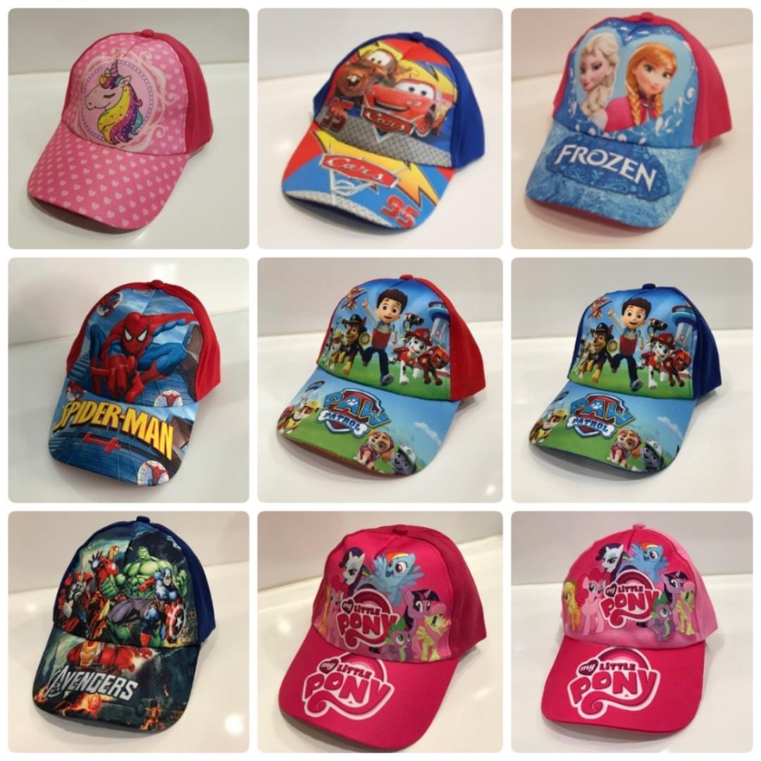 kids with caps