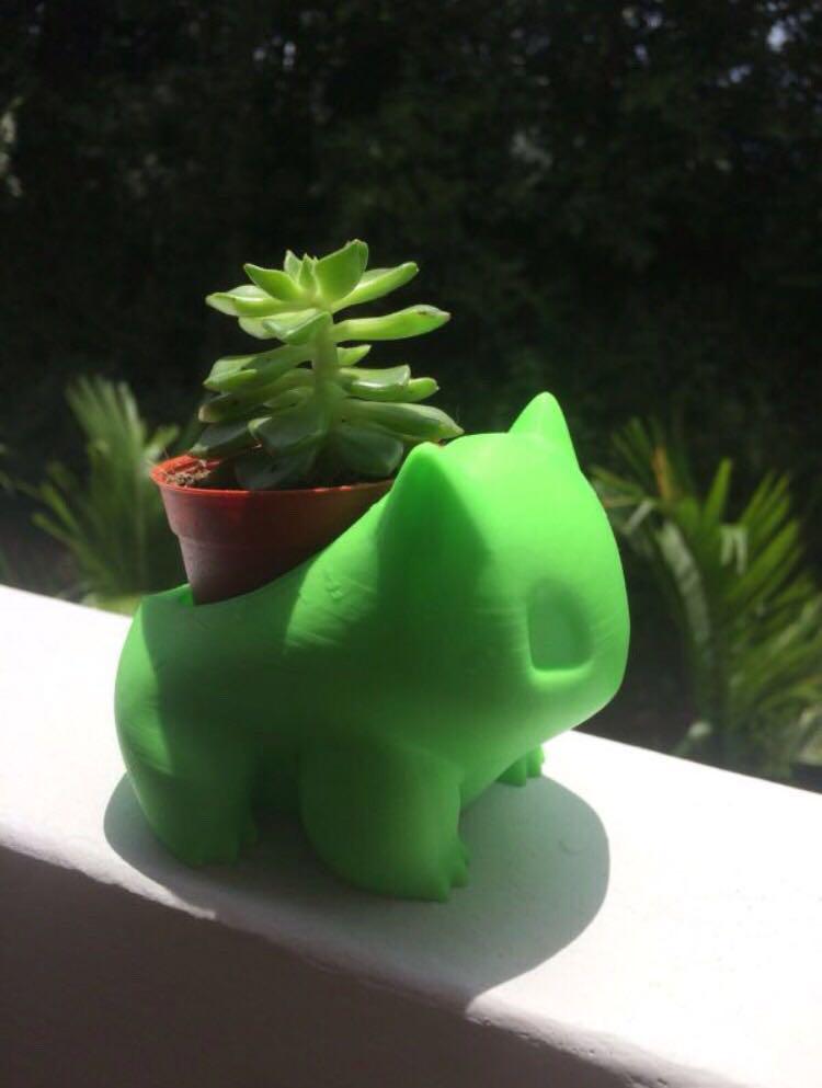 3d Print Bulbasaur Gardening Pots Planters On Carousell
