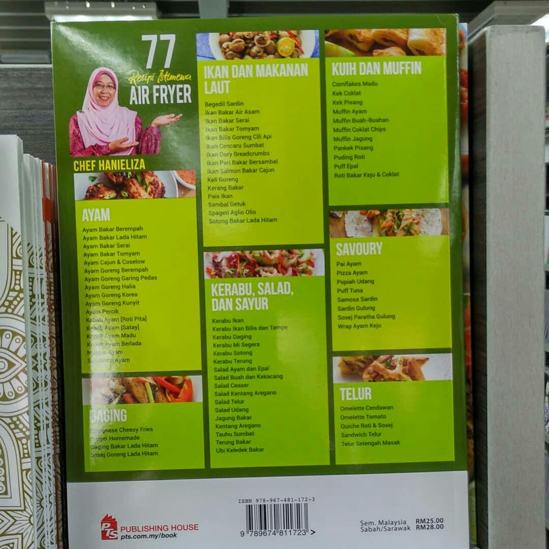 77 Resipi Istimewa Air Fryer Books Stationery Books On Carousell