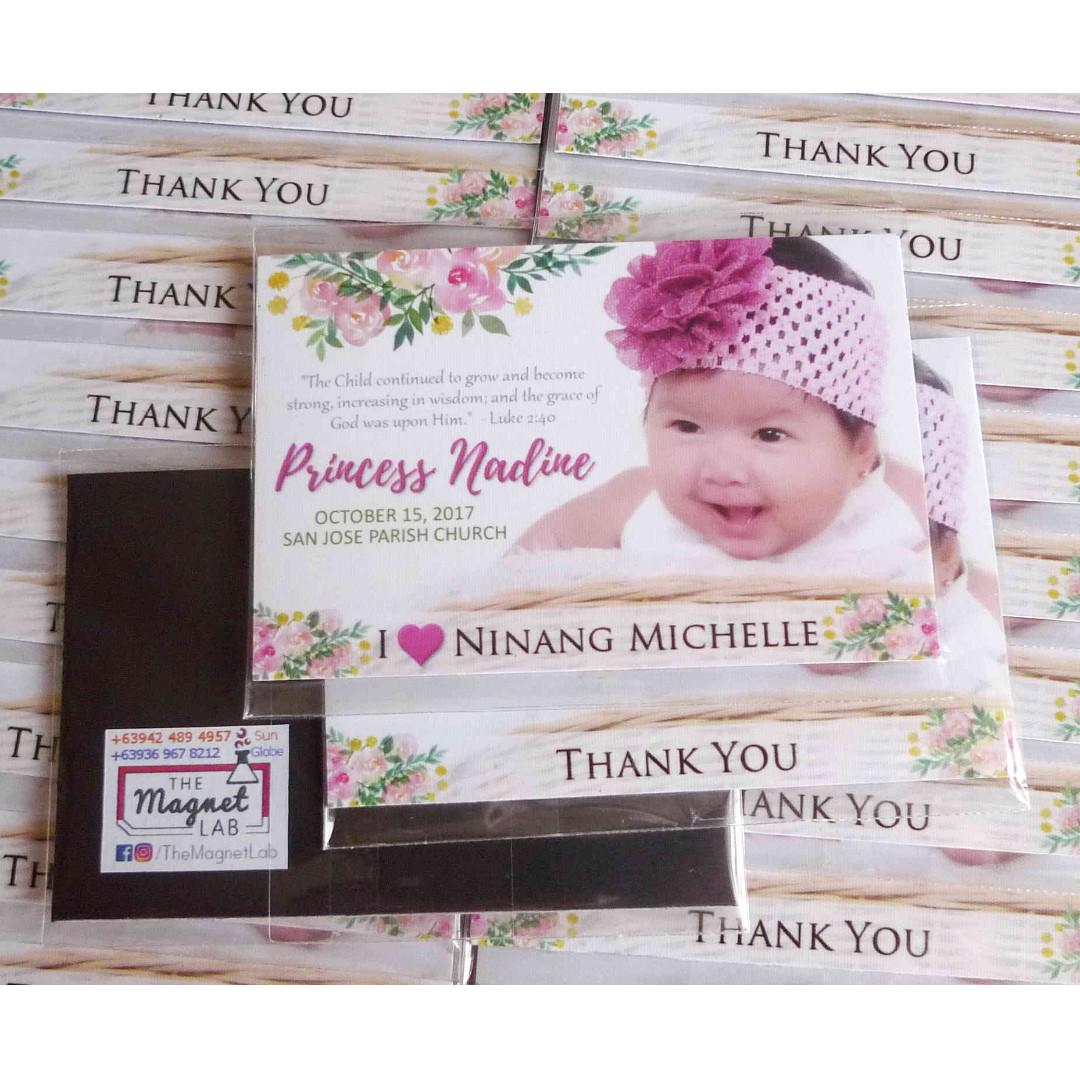 giveaways christening baby girl