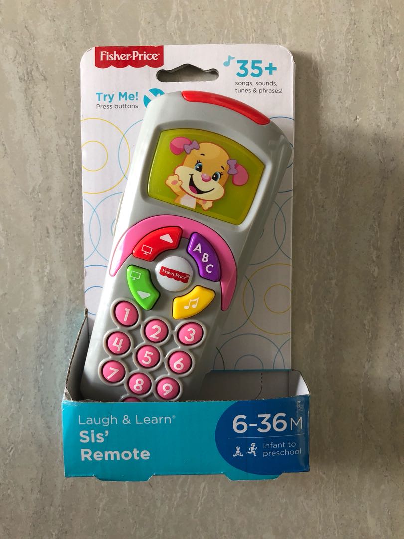 fisher price laugh and learn remote control