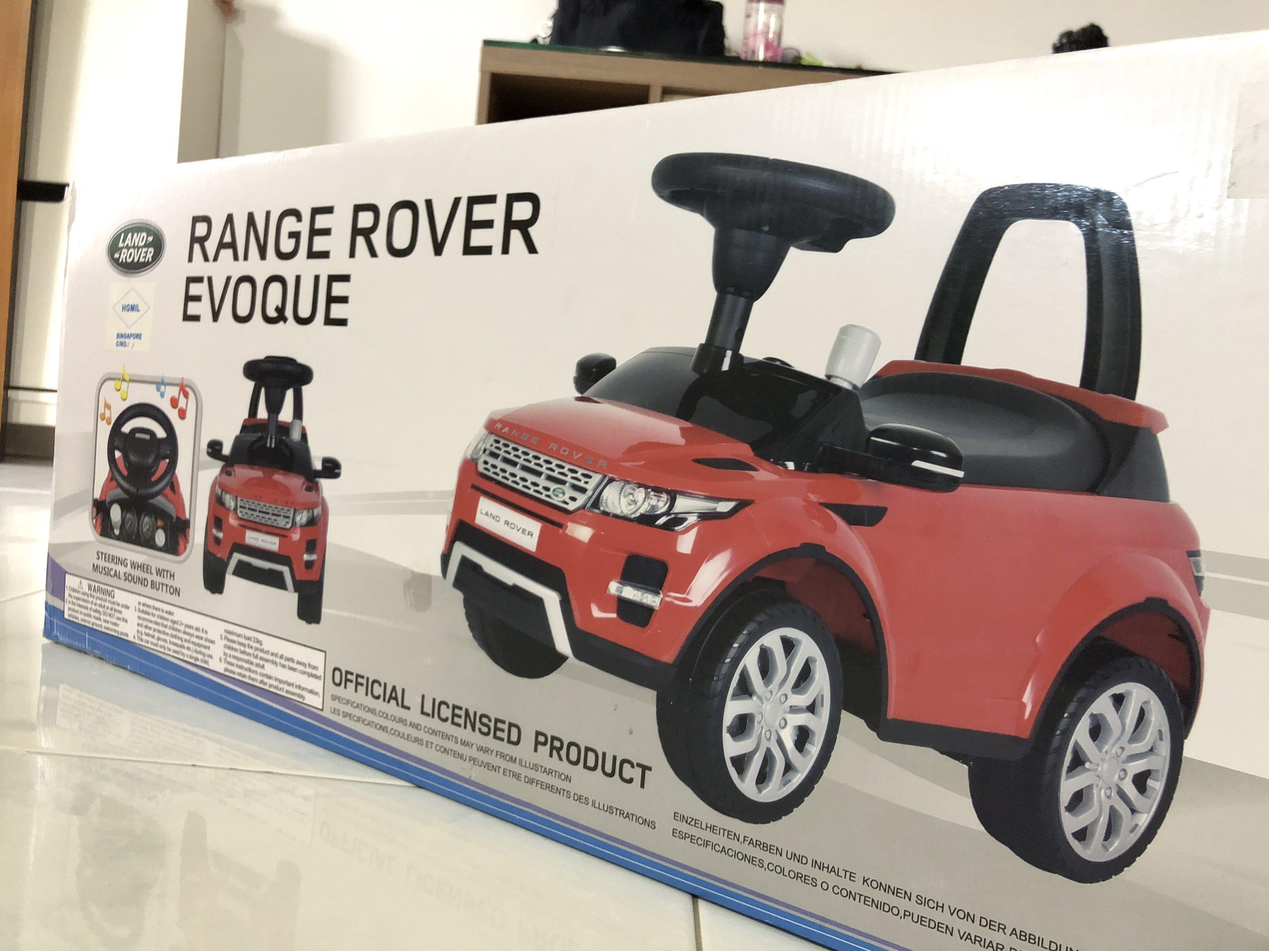 range rover evoque toy car