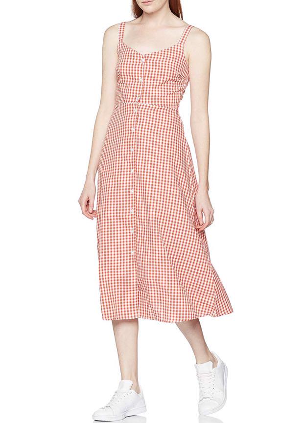 Warehouse gingham dress on sale