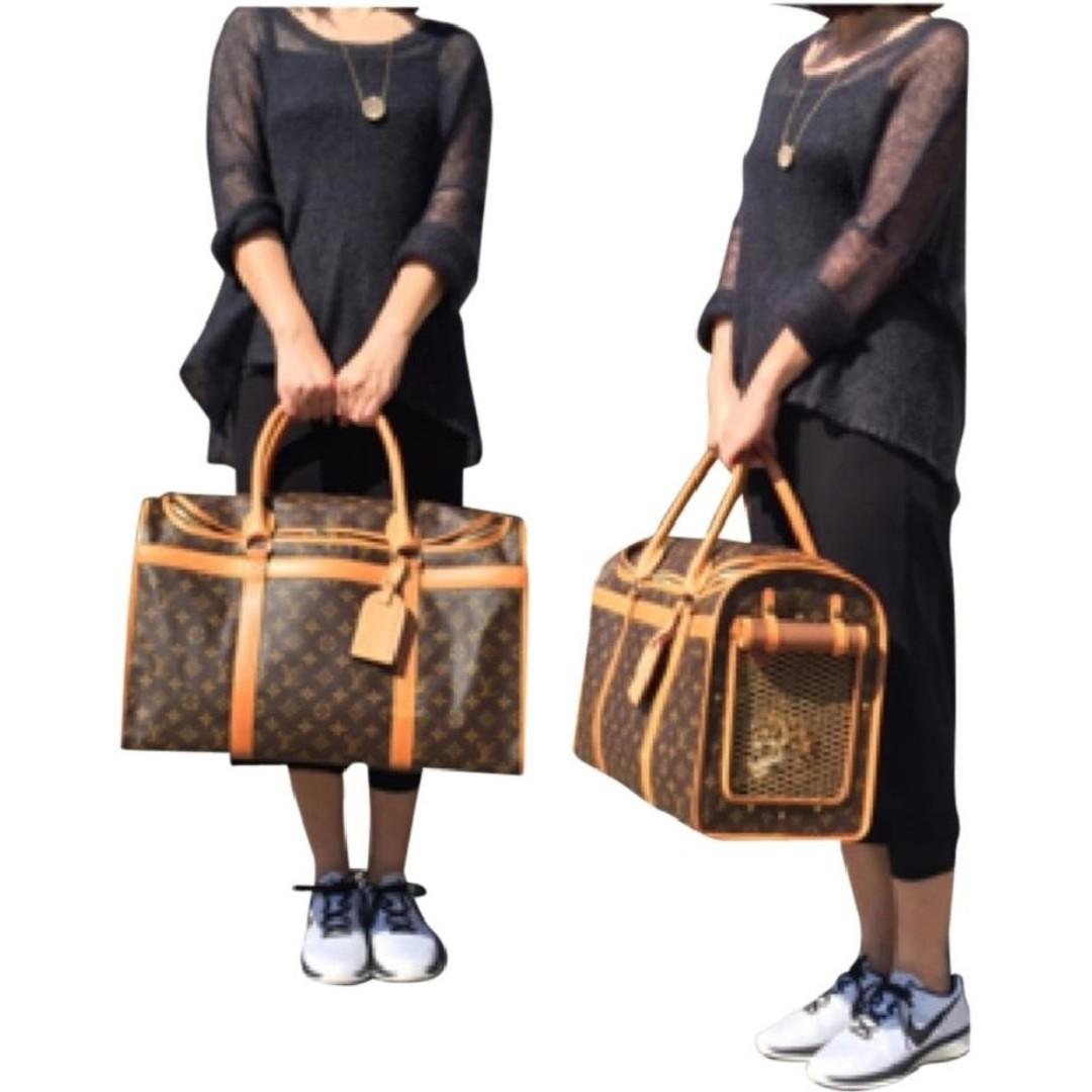 BRAND NEW Louis Vuitton Sac Chien 50 LV Dog or Cat Carrier Bag 50