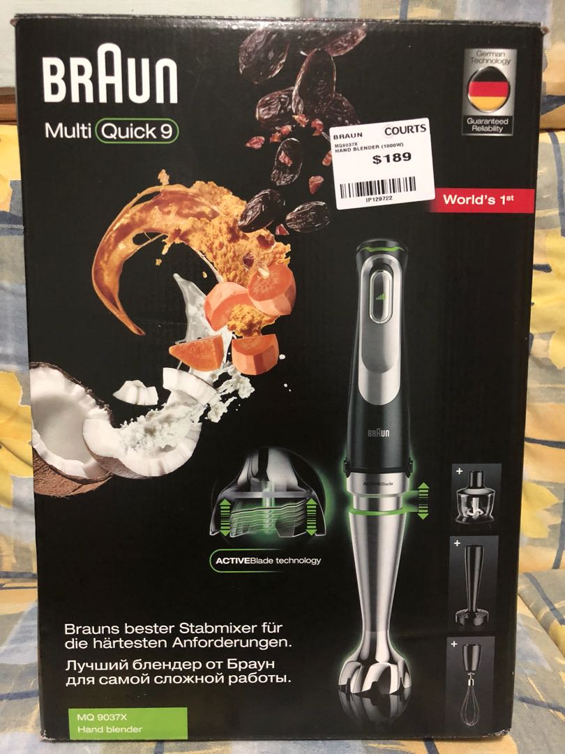 Braun Handheld Blender Multi 9037, TV & Home Appliances, Kitchen