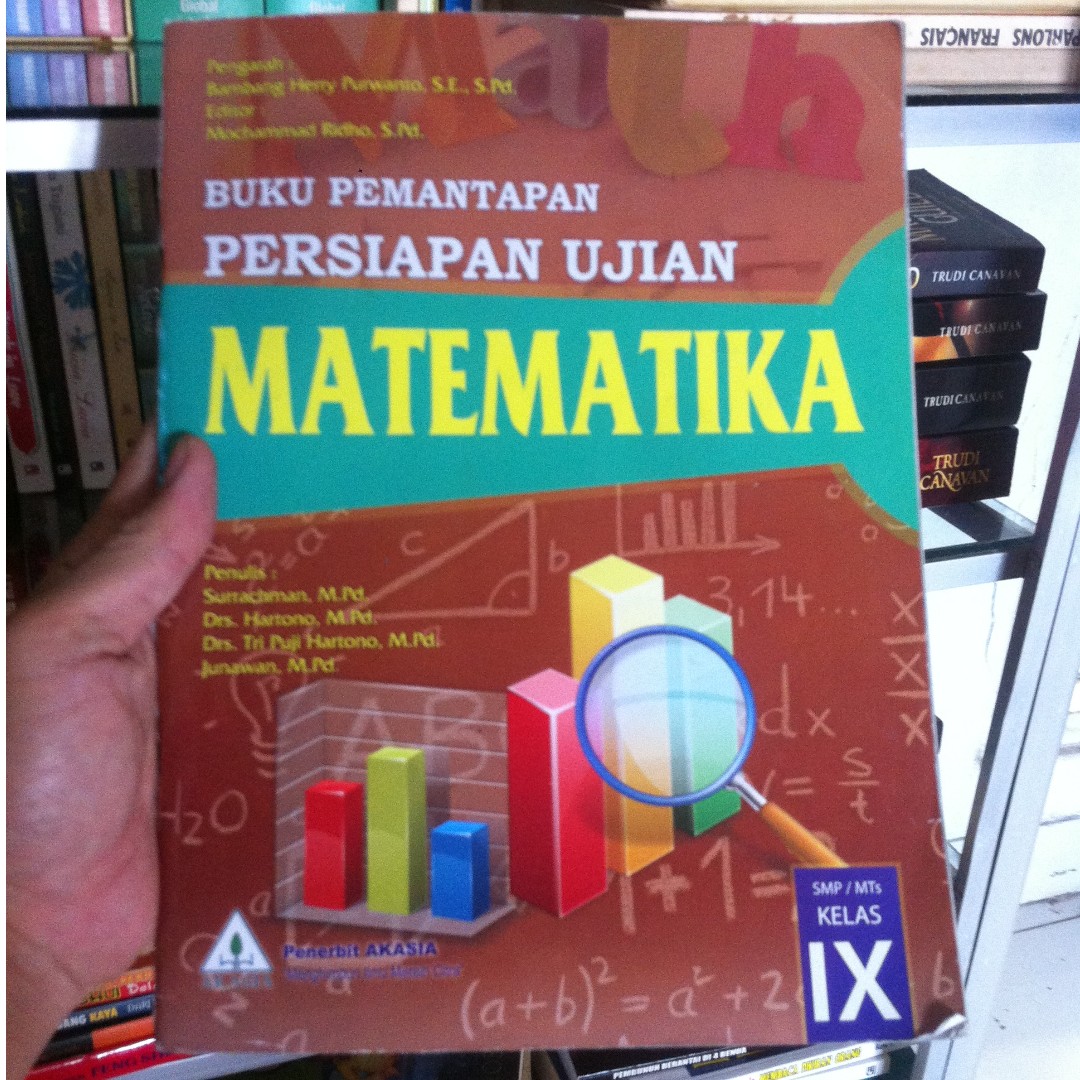 Buku pemantapan persiapan ujian matematika SMP kelas IX Books & Stationery Books on Carousell