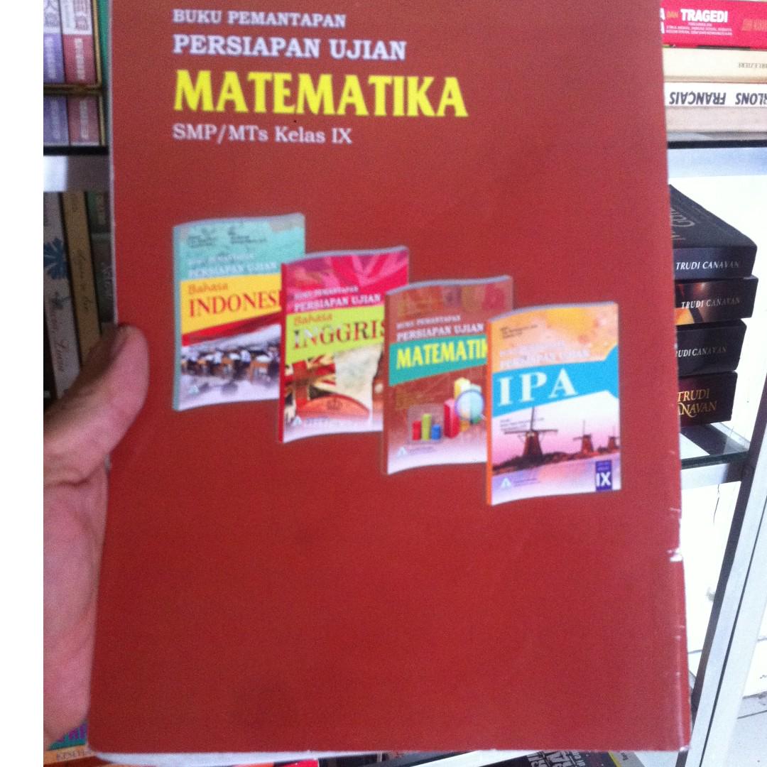 Buku pemantapan persiapan ujian matematika SMP kelas IX Books & Stationery Books on Carousell