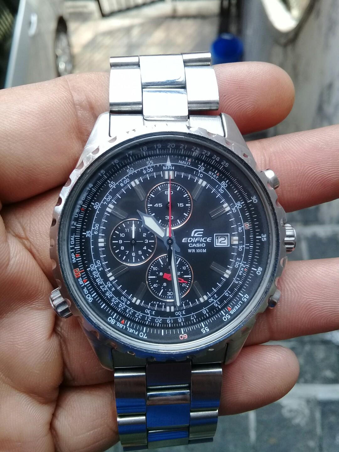 Casio Edifice Navigation Series EF 527 Chronograph Vintage AUTHENTIC 2010 BIG SIZE